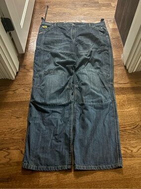 Bilt NWT Motorcycling Relaxed Fit Men's Dark Blue Workwear Jeans 40x32 doublekne